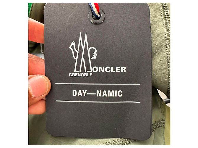 Moncler Grenoble Half-Zip Pullover aus Olive Nylon Grün Olivgrün - Ansicht 22