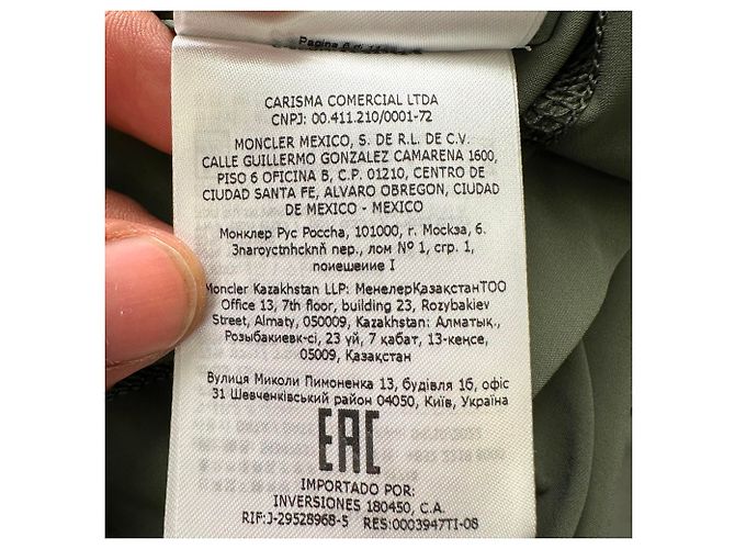 Moncler Grenoble Half-Zip Pullover aus Olive Nylon Grün Olivgrün - Ansicht 8
