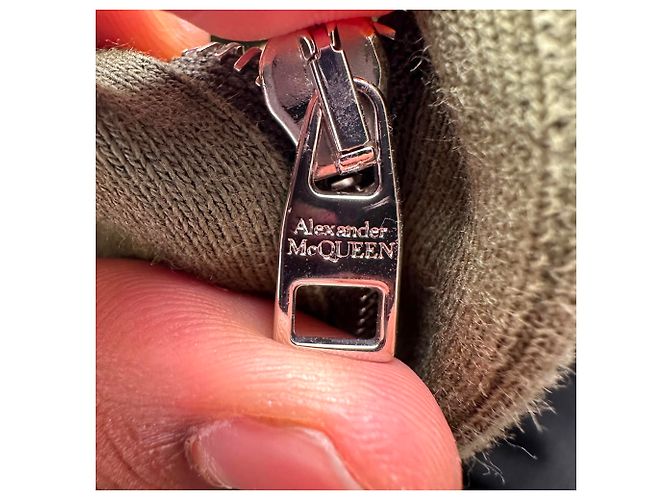 Alexander Mcqueen Jogginghose mit Logo-Print aus olivefarbener Baumwolle Grün Olivgrün - Ansicht 10