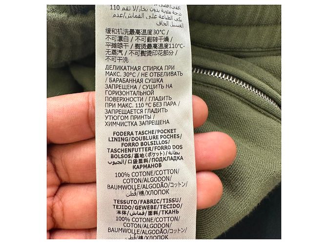 Alexander Mcqueen Jogginghose mit Logo-Print aus olivefarbener Baumwolle Grün Olivgrün - Ansicht 4