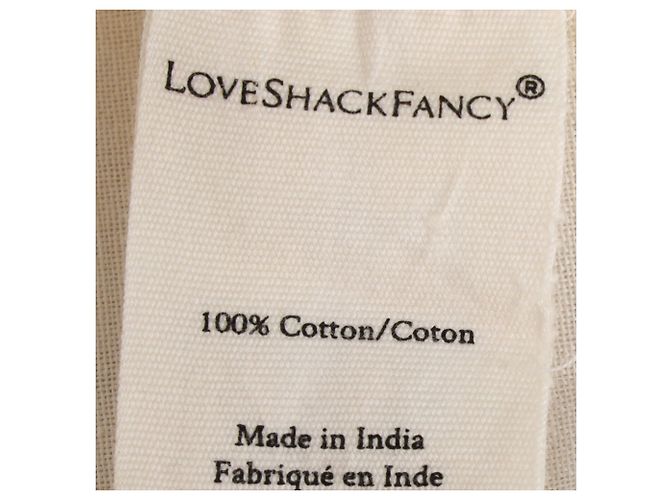 Loveshackfancy Gwen Gerüschtes Minikleid aus gelber Baumwolle - Ansicht 5