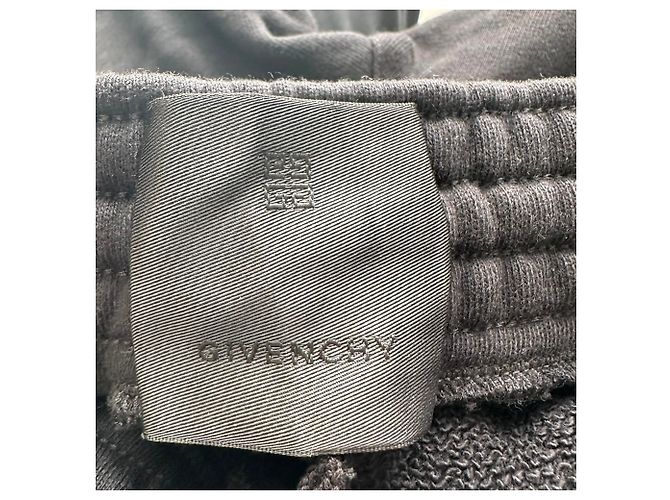 Pantalon de jogging Givenchy à imprimé logo en coton noir - vue 6
