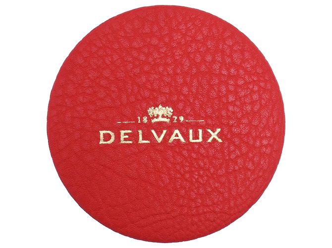 Borsa a tracolla Delvaux Mini Le Mutin Saddle in pelle rossa Rosso - vista 25