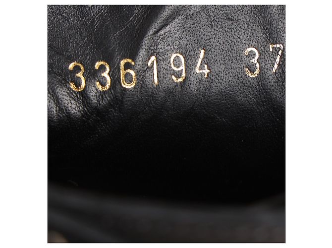 Autre Marque Stivaletti Ranger con borchie Saint Laurent in pelle nera Nero - vista 7