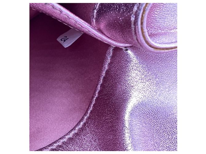 Miu Miu Small Cleo Sequined Shoulder Bag in Pink Leather - view 8
