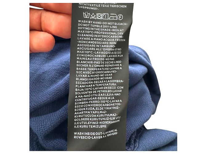 Polo a maniche corte Tom Ford in cotone blu navy - vista 4