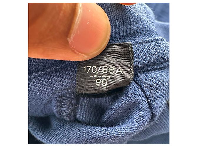 Polo a maniche corte Tom Ford in cotone blu navy - vista 7