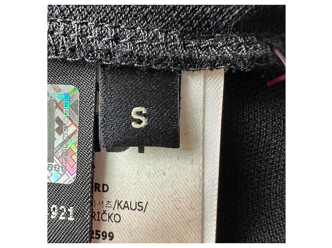 Fendi Polohemd aus schwarzer Baumwolle mit besticktem Logo - Ansicht 9