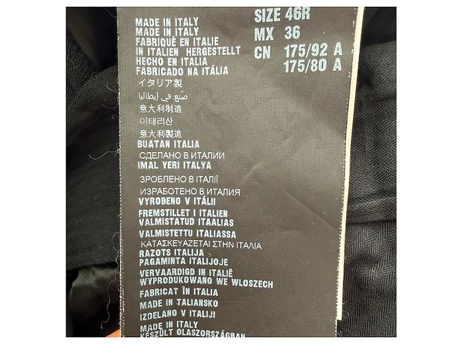 Pantaloni a gamba dritta Prada in lana nera Stampa python - vista 8