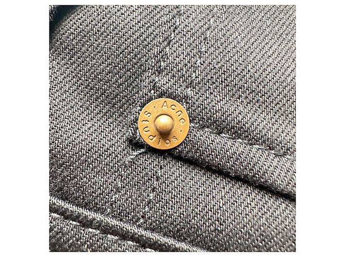 Acne Studios Slim-Fit Jeans aus schwarzer Baumwolle - Ansicht 12