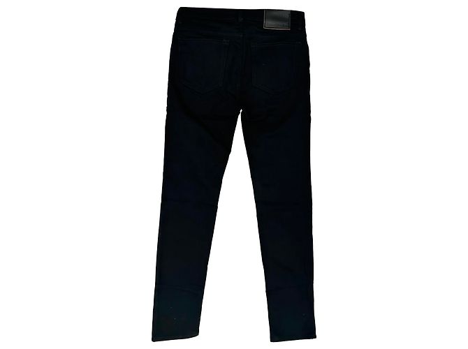 Acne Studios Slim-Fit Jeans aus schwarzer Baumwolle - Ansicht 2
