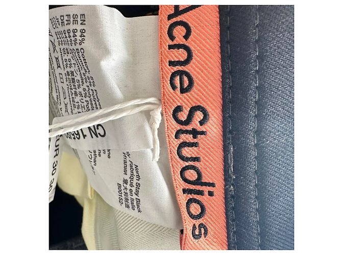 Acne Studios Slim-Fit Jeans aus schwarzer Baumwolle - Ansicht 6