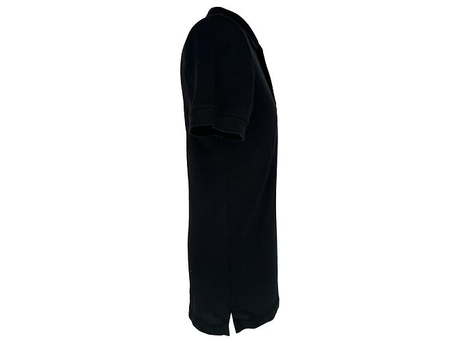 Polo a maniche corte Tom Ford in cotone nero - vista 2