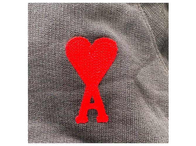 Ami Paris Ami de Cœur Hoodie aus schwarzer Baumwolle - Ansicht 12
