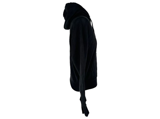 Ami Paris Ami de Cœur Hoodie aus schwarzer Baumwolle - Ansicht 2