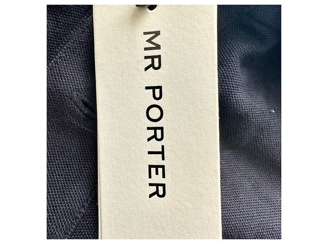 Polo Stone Island con patch logo in cotone blu navy - vista 11