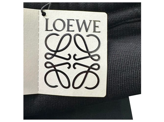Pantalones de chándal Loewe Anagram en algodón negro - vista 10