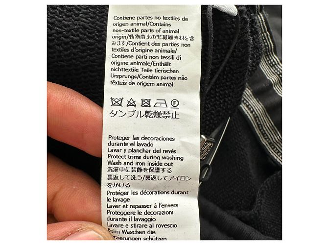 Pantalones de chándal Loewe Anagram en algodón negro - vista 3