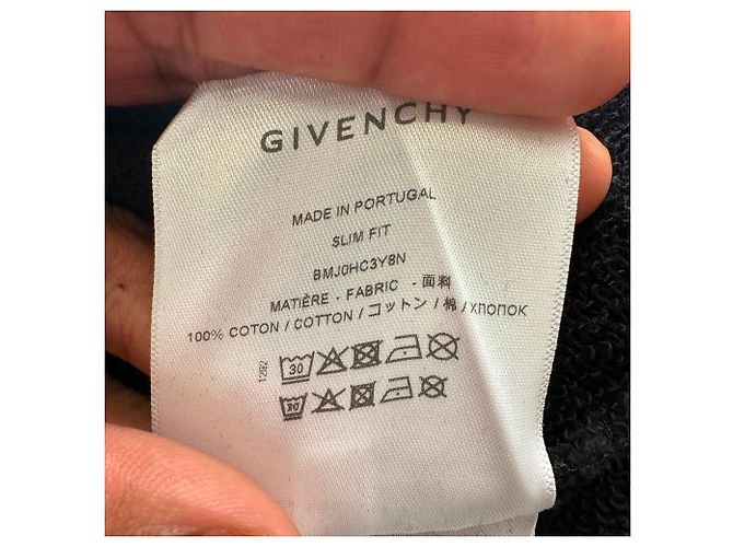Felpa con cappuccio Givenchy Reverse Logo in cotone nero - vista 5
