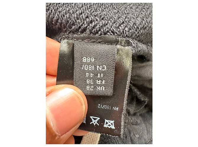 Pantaloni jogger Amiri con logo stencil stampato in cotone nero - vista 10