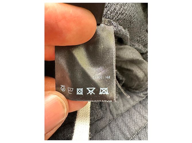 Pantaloni jogger Amiri con logo stencil stampato in cotone nero - vista 12