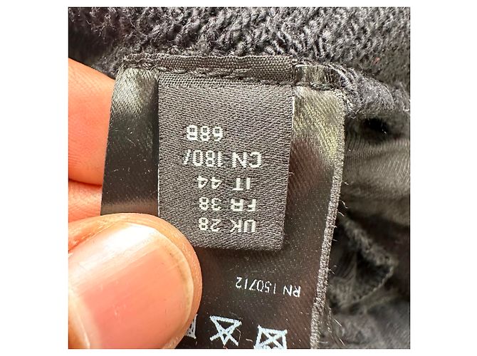 Pantaloni jogger Amiri con logo stencil stampato in cotone nero - vista 13