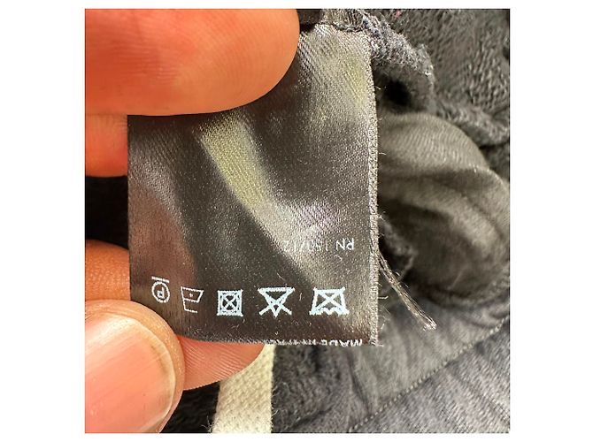Pantaloni jogger Amiri con logo stencil stampato in cotone nero - vista 15