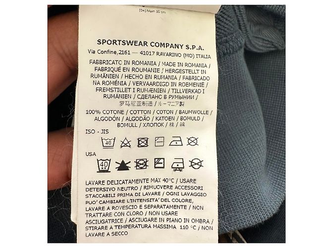 Stone Island Logo-Patch Hoodie aus dunkelgrauer Baumwolle - Ansicht 5