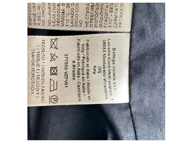 Chaleco cruzado Bottega Veneta en algodón negro - vista 10