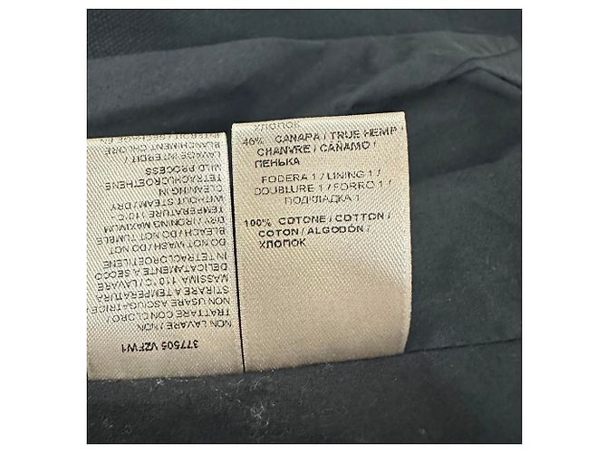 Chaleco cruzado Bottega Veneta en algodón negro - vista 11