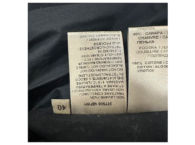 Chaleco cruzado Bottega Veneta en algodón negro - vista 12