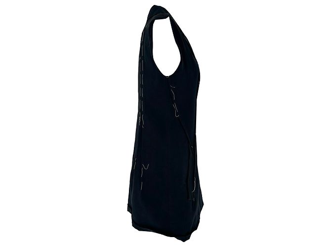 Chaleco cruzado Bottega Veneta en algodón negro - vista 2