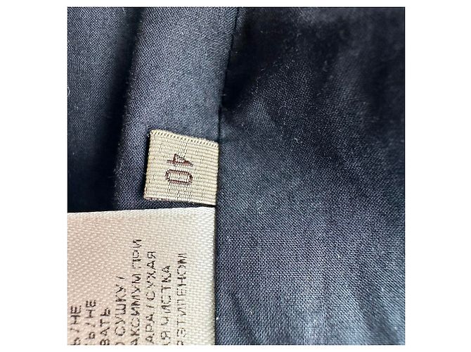 Chaleco cruzado Bottega Veneta en algodón negro - vista 8