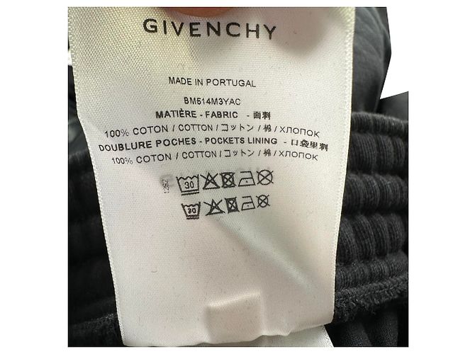 Pantaloni jogger Givenchy con stampa logo in cotone nero - vista 4