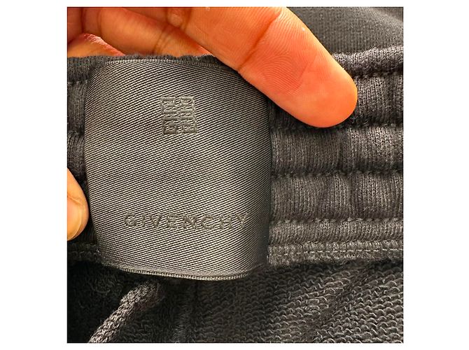 Pantaloni jogger Givenchy con stampa logo in cotone nero - vista 6