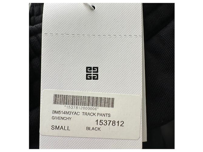 Pantaloni jogger Givenchy con stampa logo in cotone nero - vista 8
