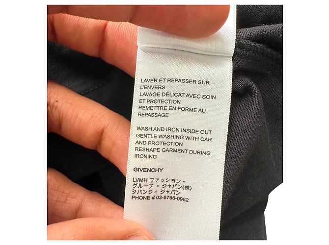 Givenchy Reflective Logo T-Shirt in Black Cotton - view 5