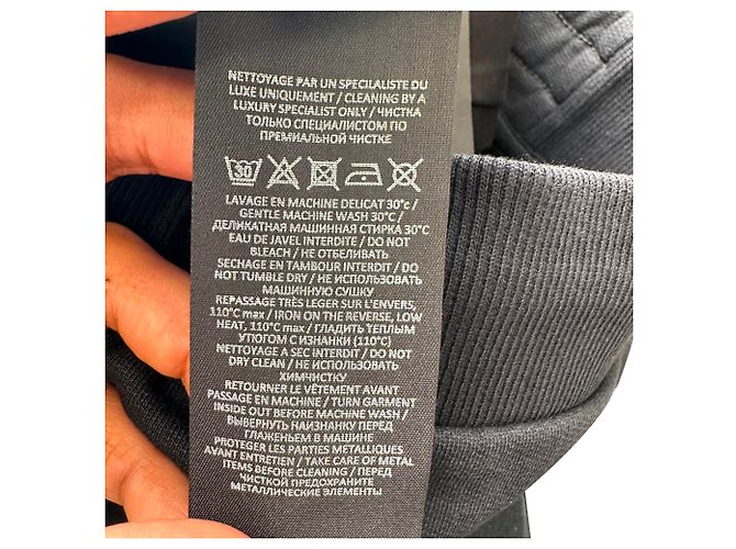Pantaloni della tuta a gamba dritta Balmain in cotone nero con logo e coulisse - vista 3