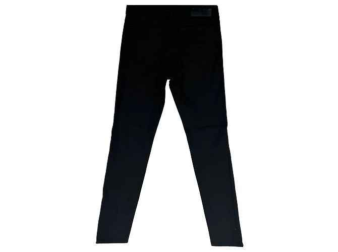 Givenchy Logo-Patch Slim-Fit Jeans in Black Cotton - view 2