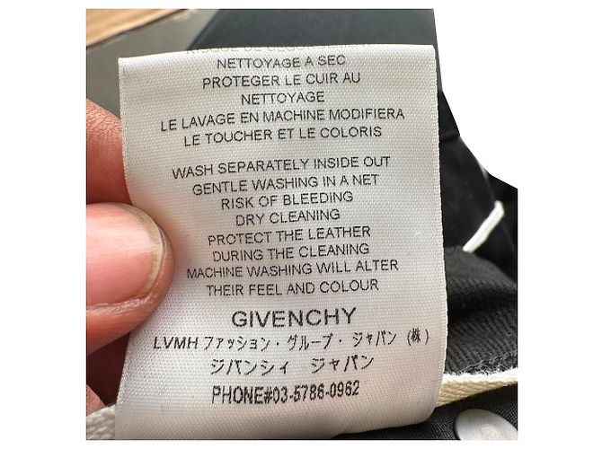 Givenchy Logo-Patch Slim-Fit Jeans in Black Cotton - view 4