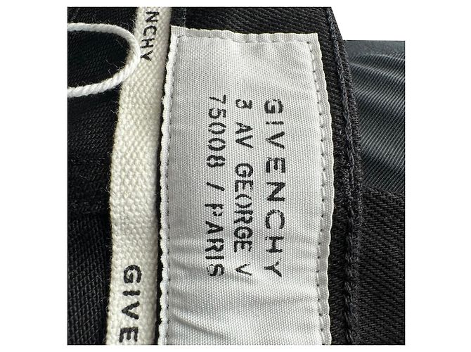 Givenchy Logo-Patch Slim-Fit Jeans in Black Cotton - view 6