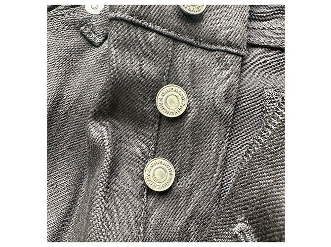 Givenchy Logo-Patch Slim-Fit Jeans in Black Cotton - view 7