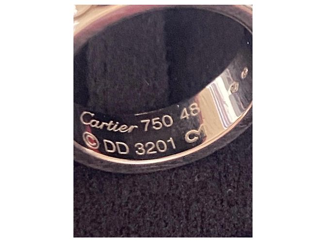 Anello Cartier Love in oro bianco D'oro - vista 3