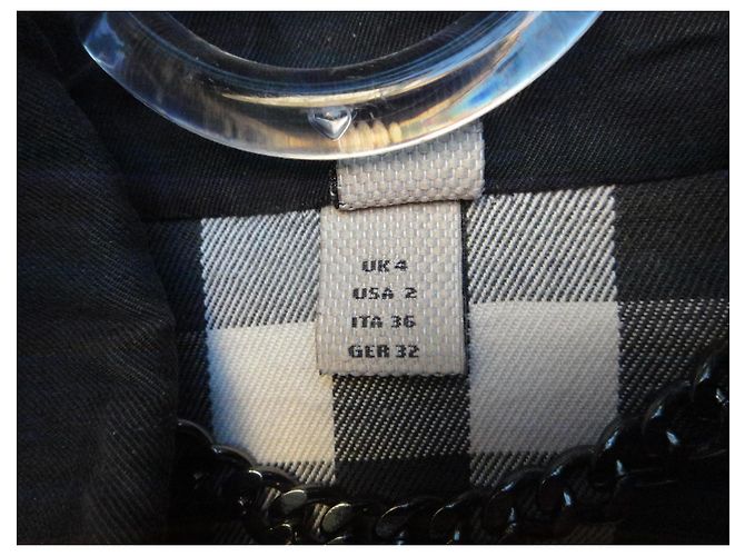 Trench-coat Burberry de Gabardina Negro - vista 10
