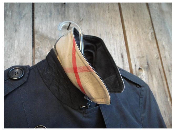 Trench-coat Burberry de Gabardina Negro - vista 7