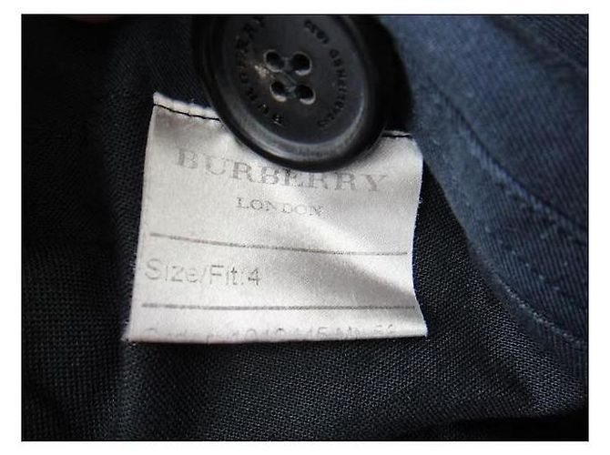 Trench-coat Burberry de Gabardina Negro - vista 8