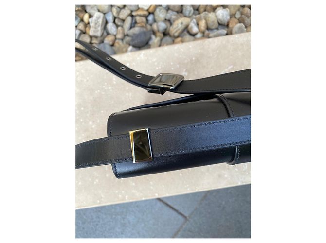 Borsa a tracolla Christian Dior 30 Montaigne in pelle nera Nero - vista 7