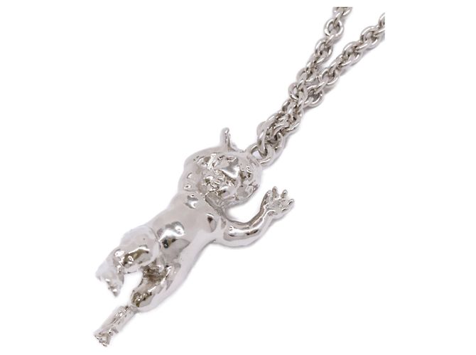 Collana con pendente Satyr da uomo Vivienne Westwood Argento - vista 3