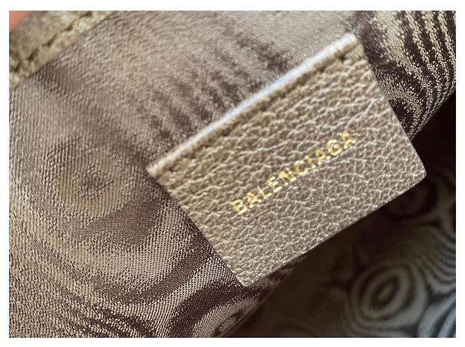Balenciaga x Gucci The Hacker Project Clutch Monogramma BB Marrone Rosso Beige Verde - vista 6