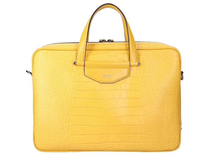 Mallette en cuir embossé Knox de Jimmy Choo Métallisé - vue 3
